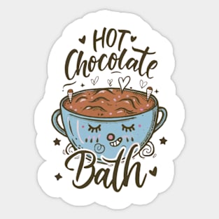 Hot Chocolate Bath Sticker